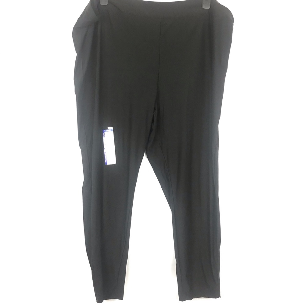 Black leggings plus 4x mid-rise